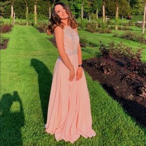 Pink Prom Dress Size 0